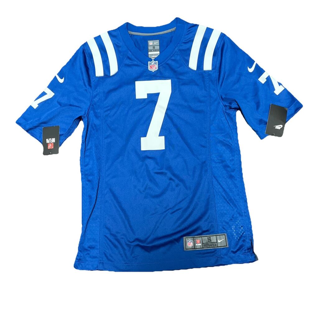 Jacoby Brissett Nike On Field DRI-FIT Indianapolis Colts Jersey Sz S $150 New